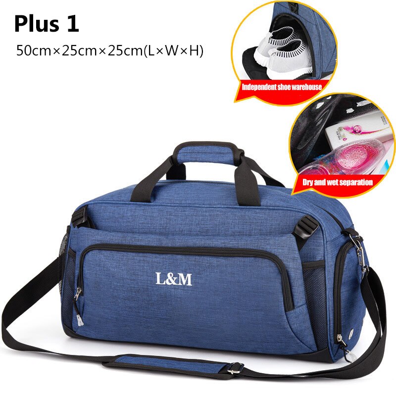 Waterproof Canvas Unisex Sports Bag - Blue Force Sports