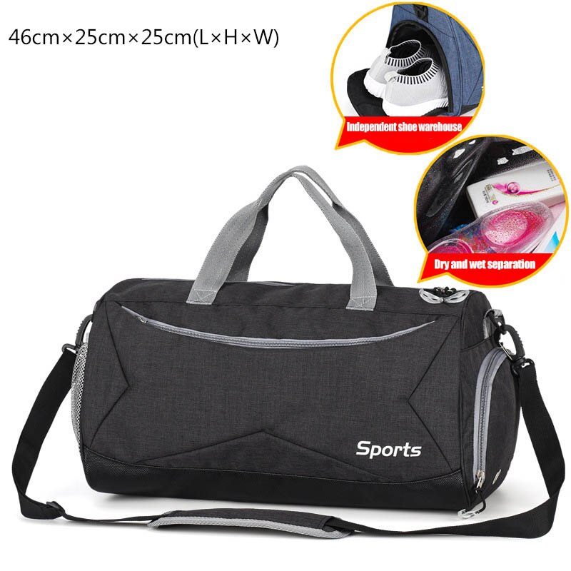 Waterproof Canvas Unisex Sports Bag - Blue Force Sports