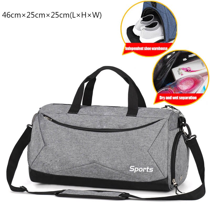 Waterproof Canvas Unisex Sports Bag - Blue Force Sports