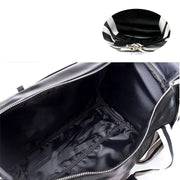 Men's Leather Gym Sports Bag - Blue Force Sports
