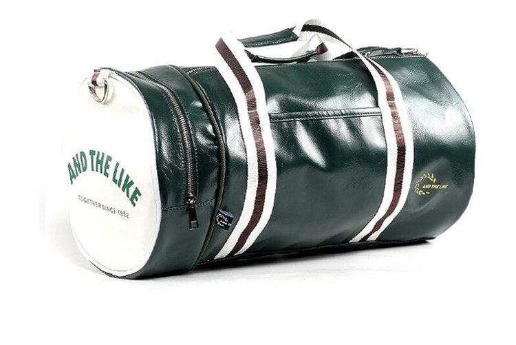 Men's Leather Gym Sports Bag - Blue Force Sports