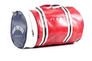 Men's Leather Gym Sports Bag - Blue Force Sports