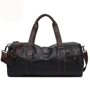 Soft Leather Sports Bag - Blue Force Sports