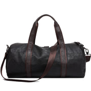 Soft Leather Sports Bag - Blue Force Sports