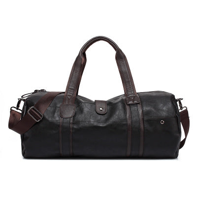 Soft Leather Sports Bag - Blue Force Sports