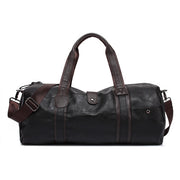 Soft Leather Sports Bag - Blue Force Sports