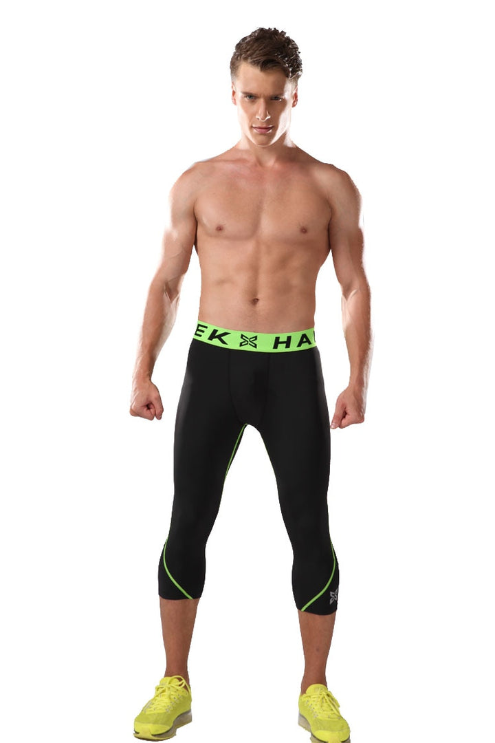 Compression Running Pants for Men - Blue Force Sports
