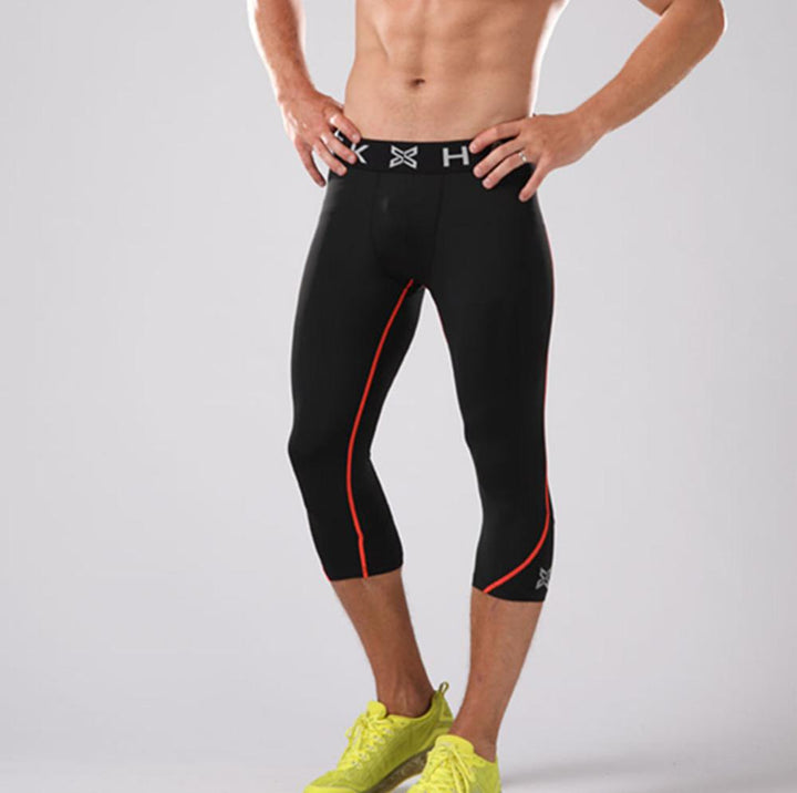 Compression Running Pants for Men - Blue Force Sports