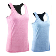 Women's Gym Sports Sleeveless Top - Blue Force Sports