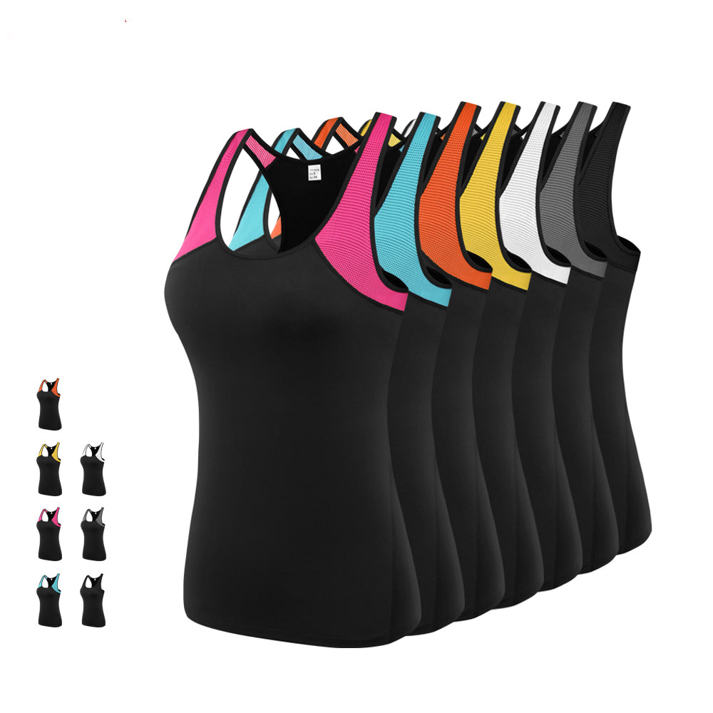 Women's Gym Sports Sleeveless Top - Blue Force Sports