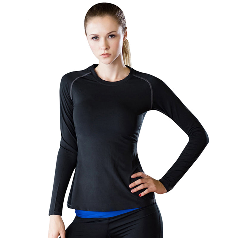 Fitness & Yoga Basic Long-Sleeved Women's Shirt - Blue Force Sports