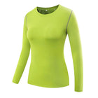 Women's Gym Compression T-Shirt - Blue Force Sports