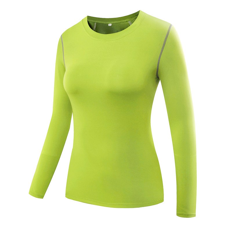 Women's Gym Compression T-Shirt - Blue Force Sports