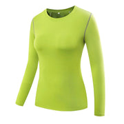 Women's Gym Compression T-Shirt - Blue Force Sports
