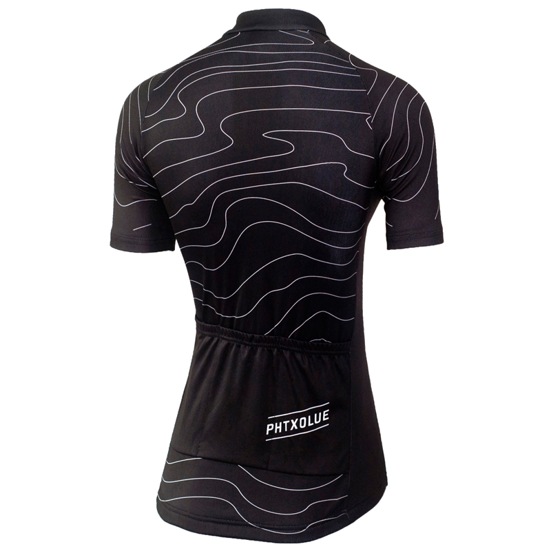 Women's Full Zipper Cycling T-Shirt - Blue Force Sports