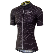 Women's Full Zipper Cycling T-Shirt - Blue Force Sports