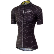 Women's Full Zipper Cycling T-Shirt - Blue Force Sports