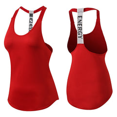 Breathable Backless Yoga Top - Blue Force Sports