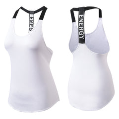 Breathable Backless Yoga Top - Blue Force Sports