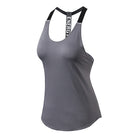 Breathable Backless Yoga Top - Blue Force Sports