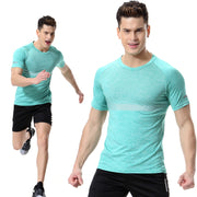 Men's Compression Short Sleeve T-Shirt - Blue Force Sports