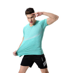 Men's Compression Short Sleeve T-Shirt - Blue Force Sports