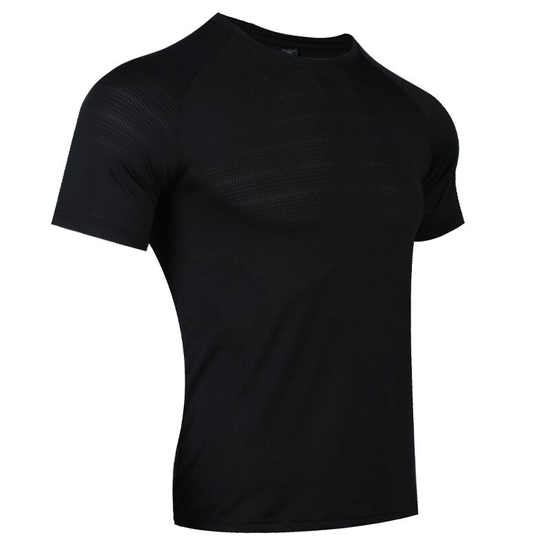 Men's Compression Short Sleeve T-Shirt - Blue Force Sports