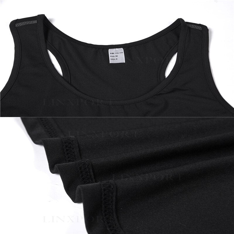 Compression Quick Dry Fitness Gym Tank Top for Women - Blue Force Sports