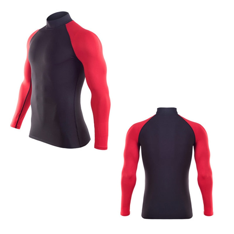 Men's Long Sleeve Sports Shirt - Blue Force Sports