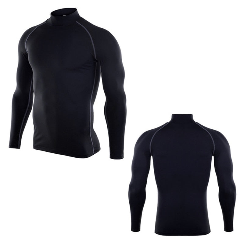 Men's Long Sleeve Sports Shirt - Blue Force Sports