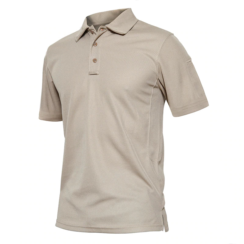 Quick Dry Summer Golf Polo Shirt for Men - Blue Force Sports