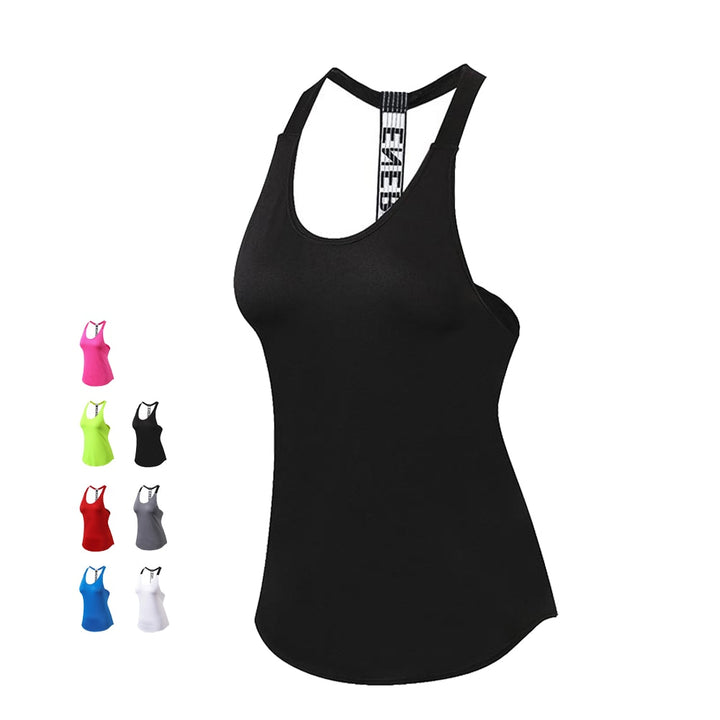 Women's Backless Fitness Singlet - Blue Force Sports