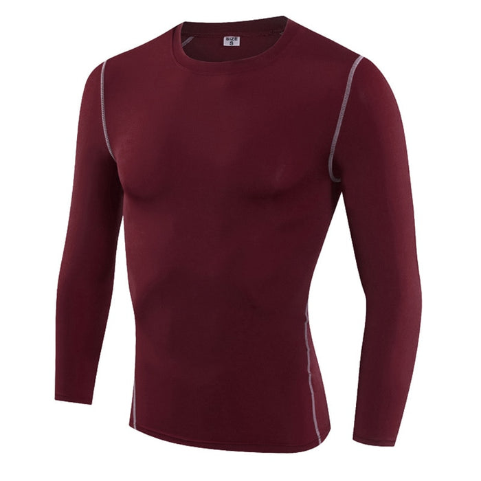 Men's Compression Long Sleeve - Blue Force Sports