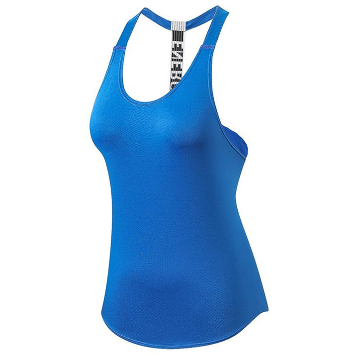 Women's Backless Fitness Singlet - Blue Force Sports