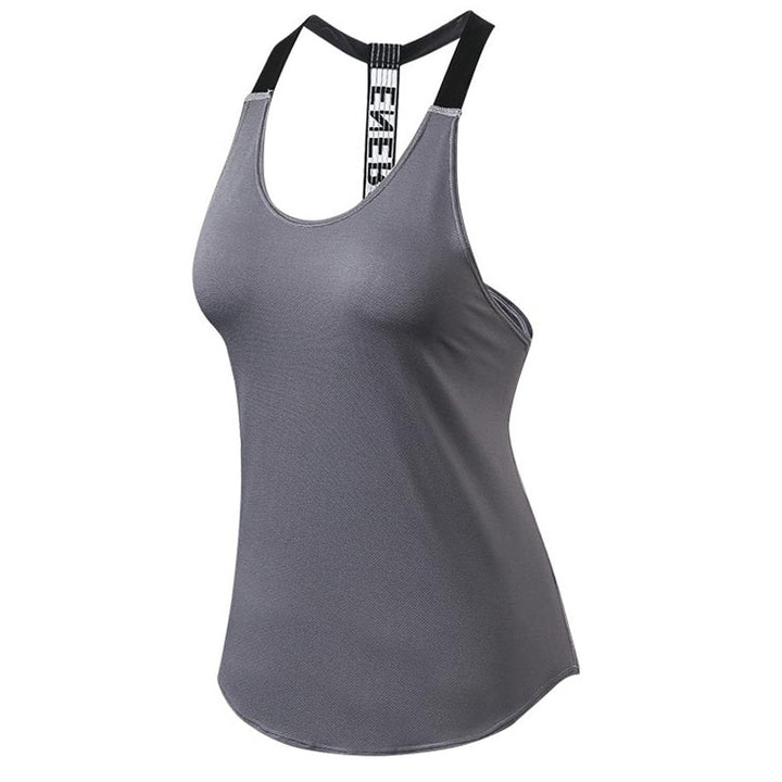 Women's Backless Fitness Singlet - Blue Force Sports