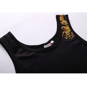Women's Floral Patterned Fitness Singlet - Blue Force Sports
