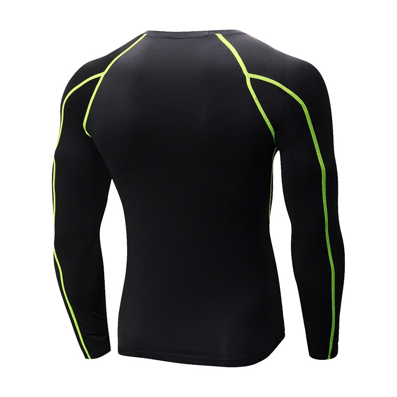 Men's Quick Dry Compression T-Shirt - Blue Force Sports