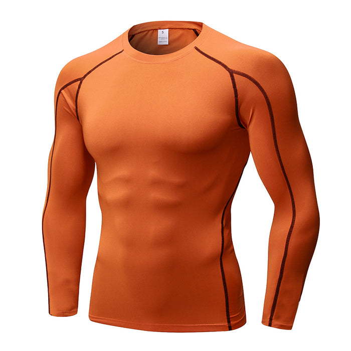 Men's Quick Dry Compression T-Shirt - Blue Force Sports