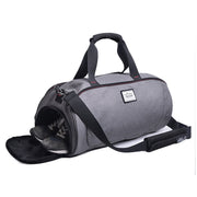Waterproof Shoulder Gym Bag with Shoes Compartment - Blue Force Sports