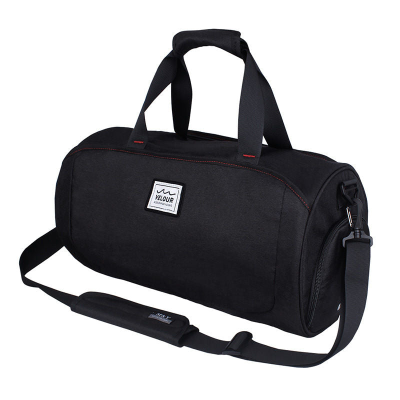 Waterproof Shoulder Gym Bag with Shoes Compartment - Blue Force Sports