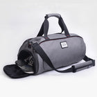 Waterproof Shoulder Gym Bag with Shoes Compartment - Blue Force Sports