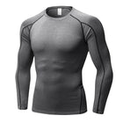 Men's Quick Dry Compression T-Shirt - Blue Force Sports