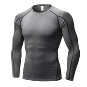 Men's Quick Dry Compression T-Shirt - Blue Force Sports