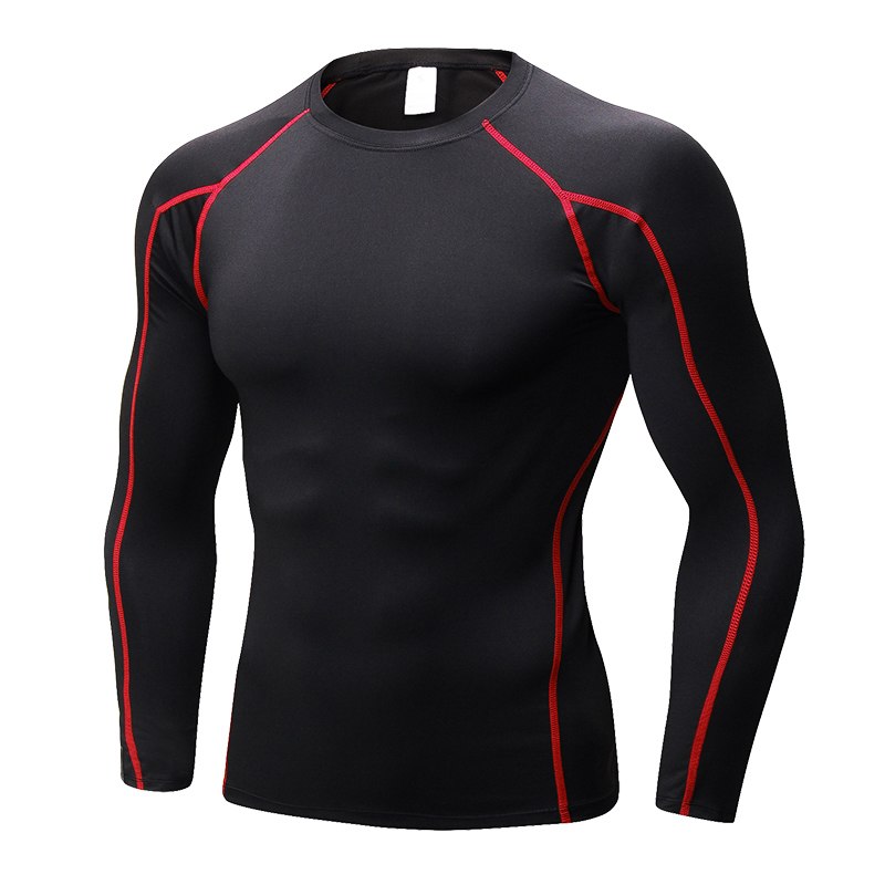Men's Quick Dry Compression T-Shirt - Blue Force Sports