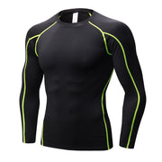 Men's Quick Dry Compression T-Shirt - Blue Force Sports