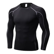Men's Quick Dry Compression T-Shirt - Blue Force Sports