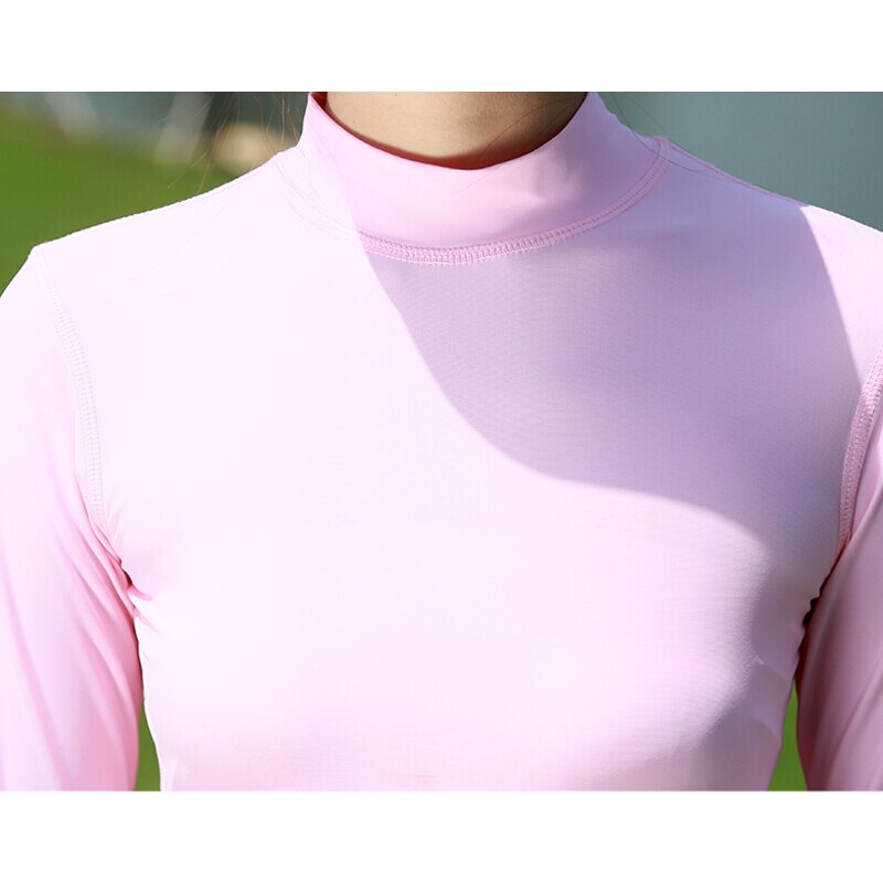 Women's Apparel Golf Long Sleeve with Turtleneck - Blue Force Sports