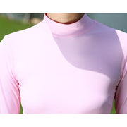 Women's Apparel Golf Long Sleeve with Turtleneck - Blue Force Sports