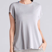Women's Breathable Quick Dry Loose Yoga Top - Blue Force Sports