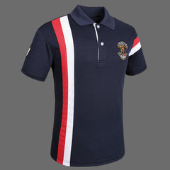 Men's Cotton Polo Shirt - Blue Force Sports